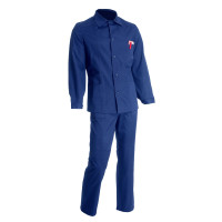 Worker suit with trousers E-126 blue