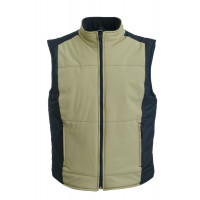 Vest Fiji beige-black with fleece