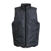 Insulated working vest Winter dark grey