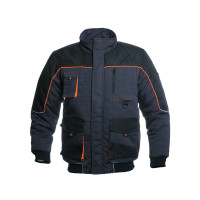Warm work jacket VIN-J gray-orange