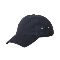 Square peak baseball cap dark blue