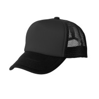 Baseball cap with mesh black
