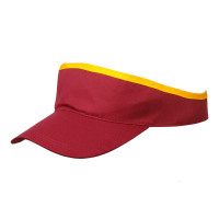 Cap visor for the seller burgundy