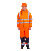 High visibility suit orange HV