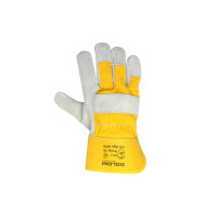 Combined leather work gloves 4574
