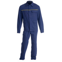 Worker suit with trousers cotton M-131 blue